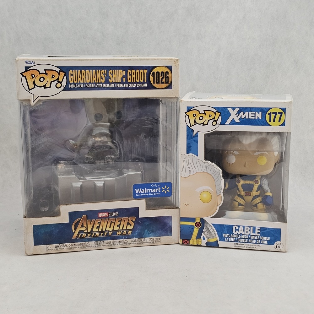 Funko Pop! Marvel X-Men Lot of 5 Beast Flocked Cyclops Wolverine Dark Phoenix